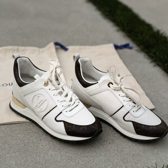 Louis Vuitton Run Away Sneakers (with Louis Vuitton shoe bag) - Picture 1 of 8